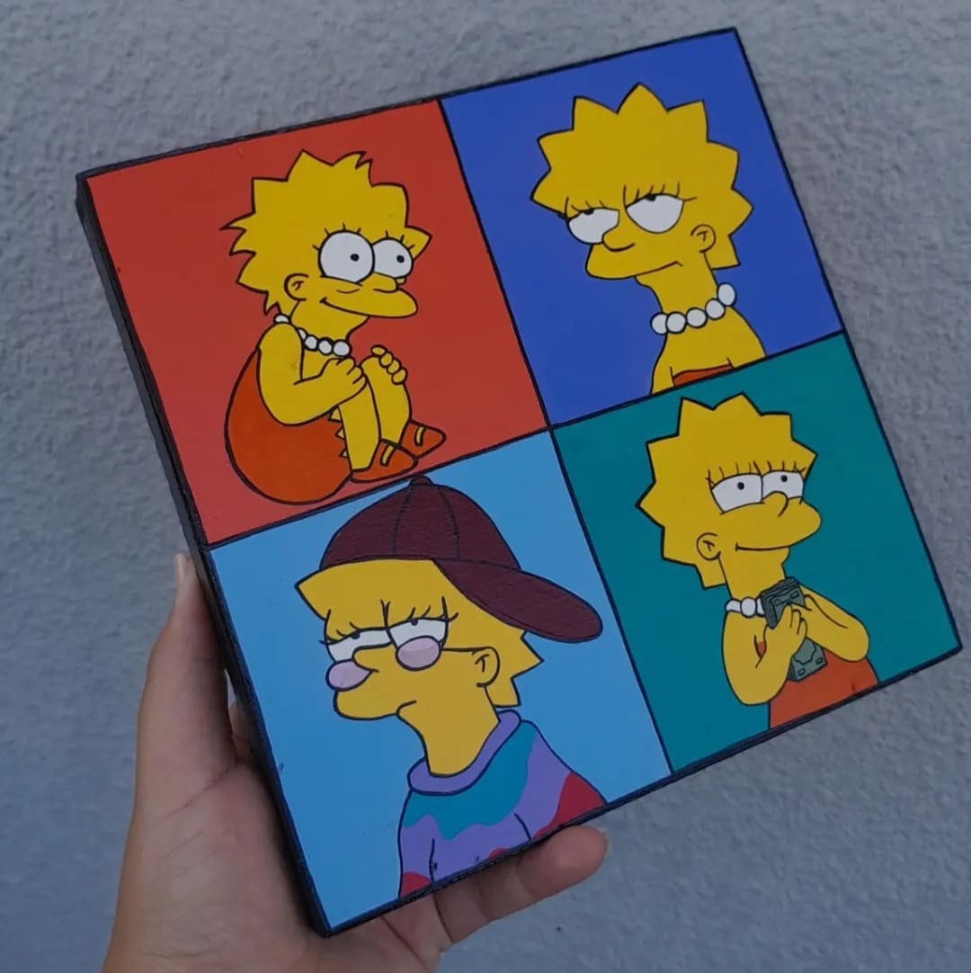 Cuadro Lisa Simpson Pop Art